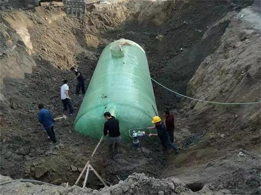 地埋式玻璃钢化粪池工作原理厂家直销直供
