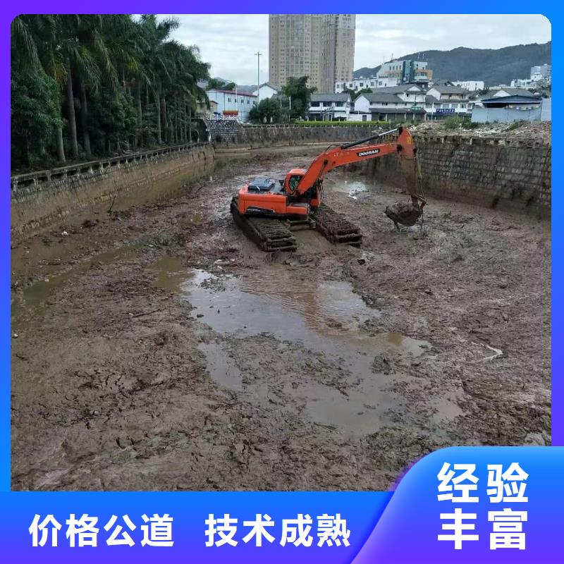 水上浮船挖掘机租赁包安装正规