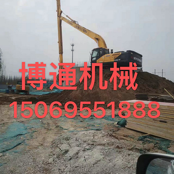 18米加长臂挖掘机租赁怎么收费24小时为您服务