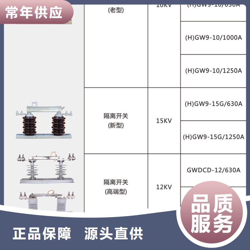 【隔离刀闸】GHW9-10/630A产地货源