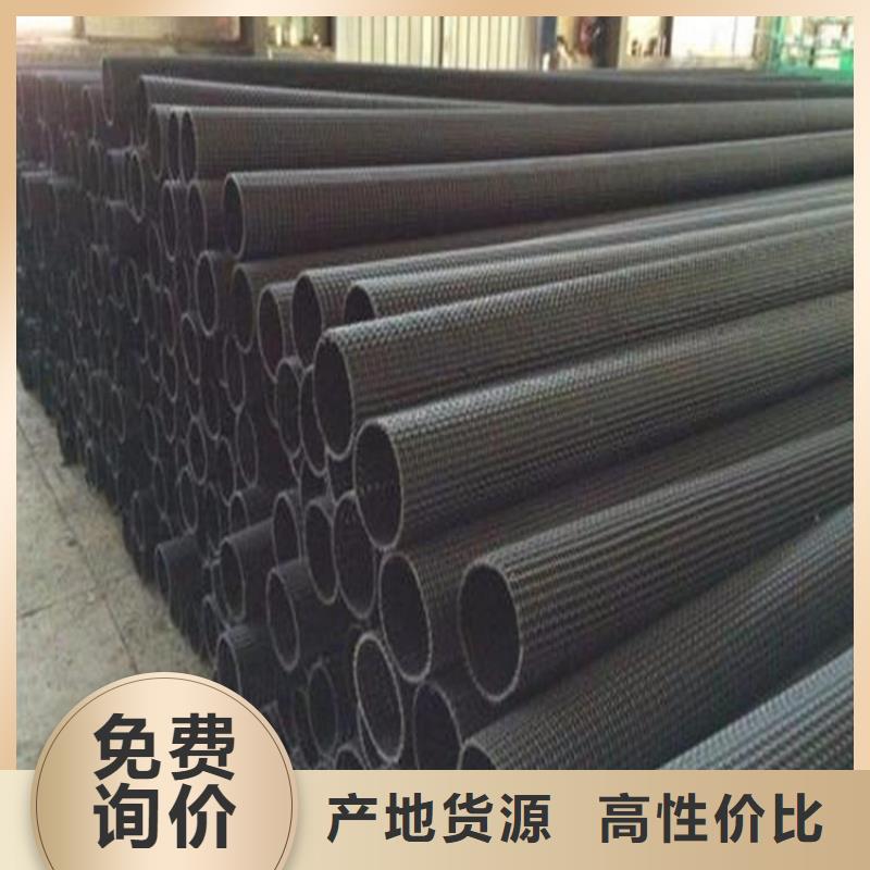 网状硬式透水管国标PE自主研发