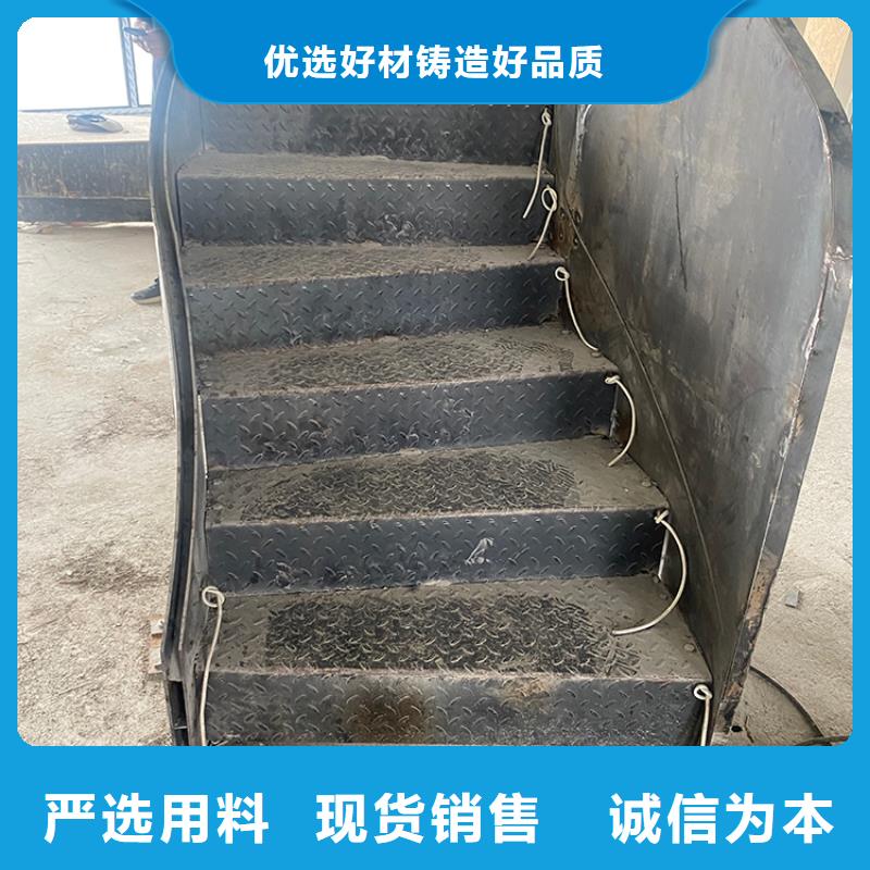 西餐厅大堂卷板楼梯定制弧形梯同城生产厂家