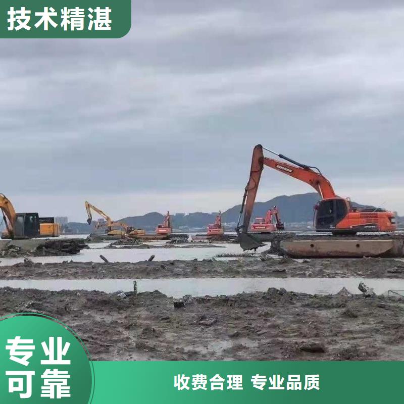 
湿地沼泽地挖掘机租赁报价快速