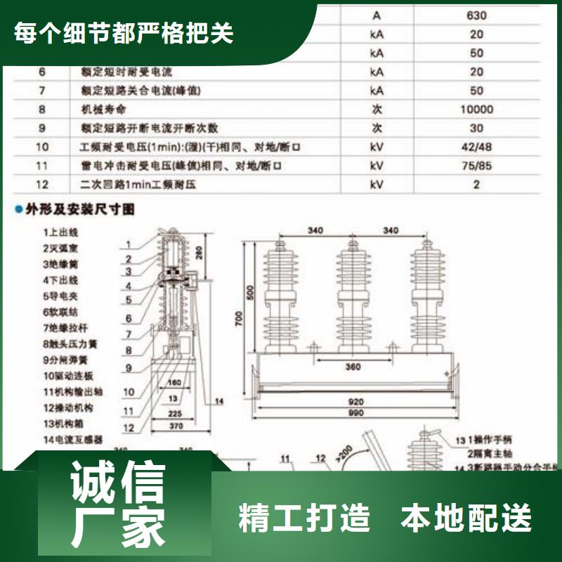 ZWM9-12/630-20永磁断路器价格产地采购