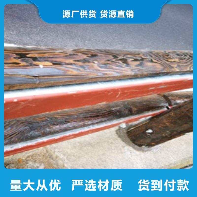 钢背木护栏_桥梁灯光护栏用心制作订购