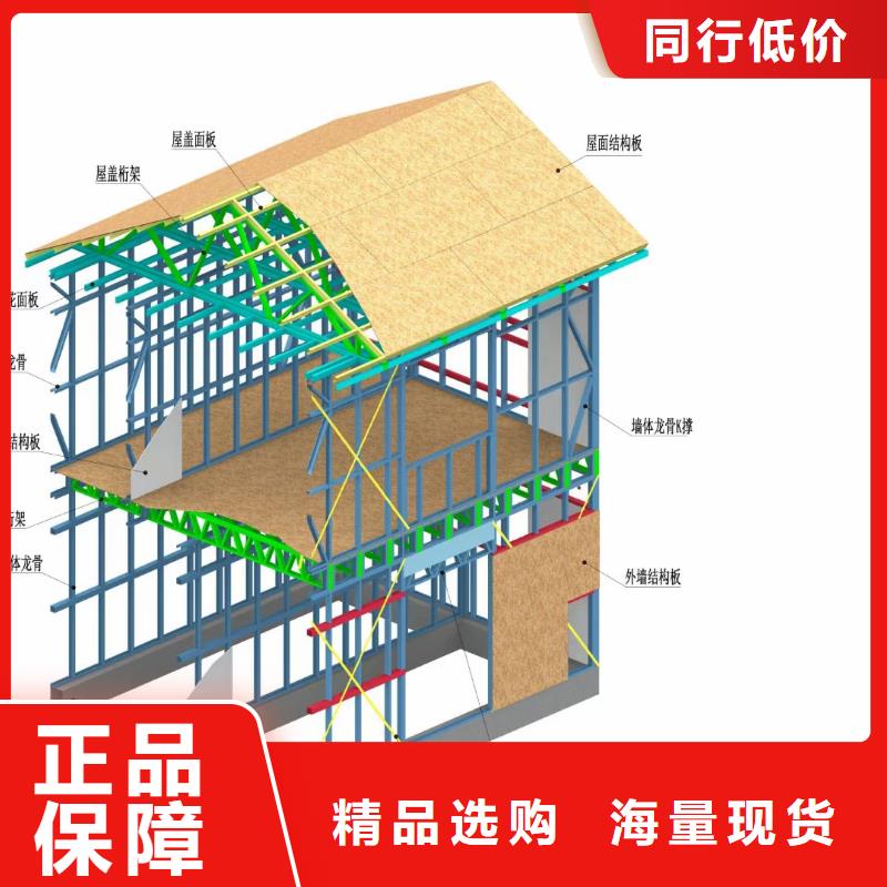 现代风格轻钢别墅轻钢别墅购买的是放心本地生产厂家