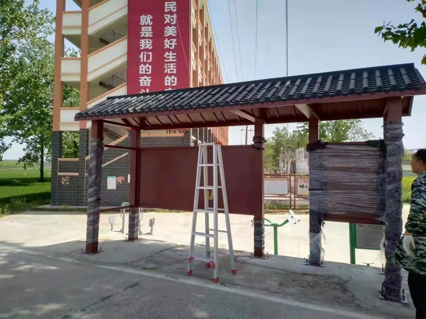 户外仿古候车亭价格低诚信经营