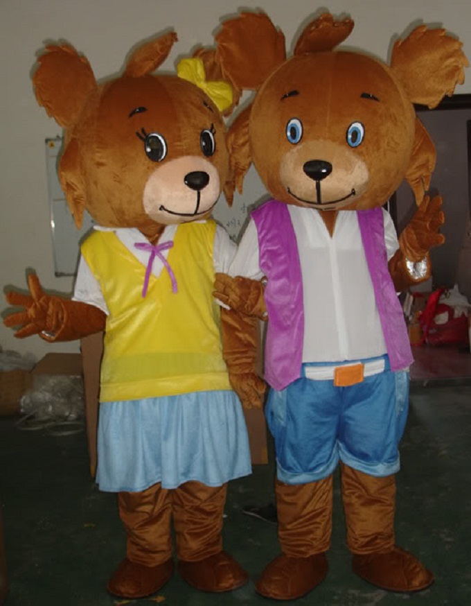 四川成都卡通人偶服装定做厂家/公园服装道具交期准