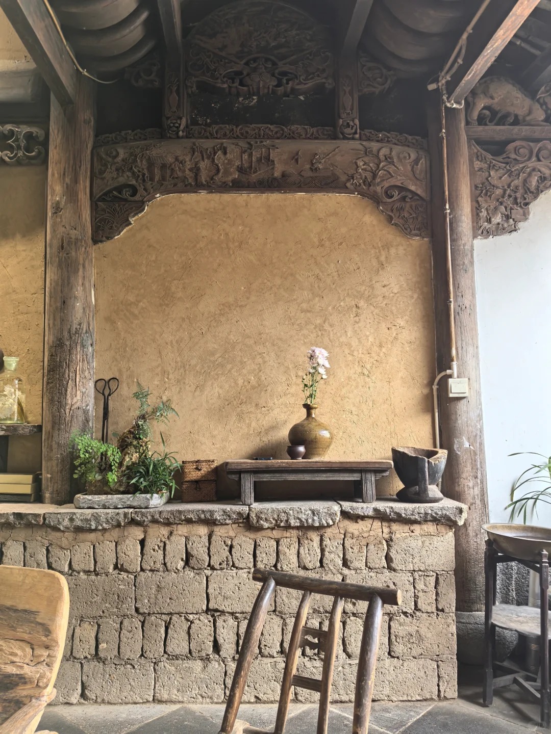 稻草夯土漆施工#夯土墙面漆#仿泥巴墙涂料#稻草漆厂家匠心品质