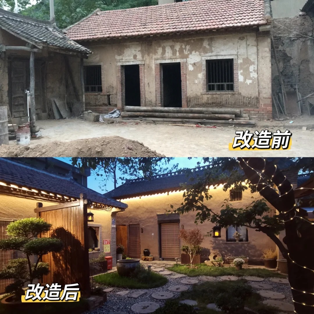 ​夯土艺术漆施工#乡村改造稻草漆#仿夯土漆#乡村改造价格合理