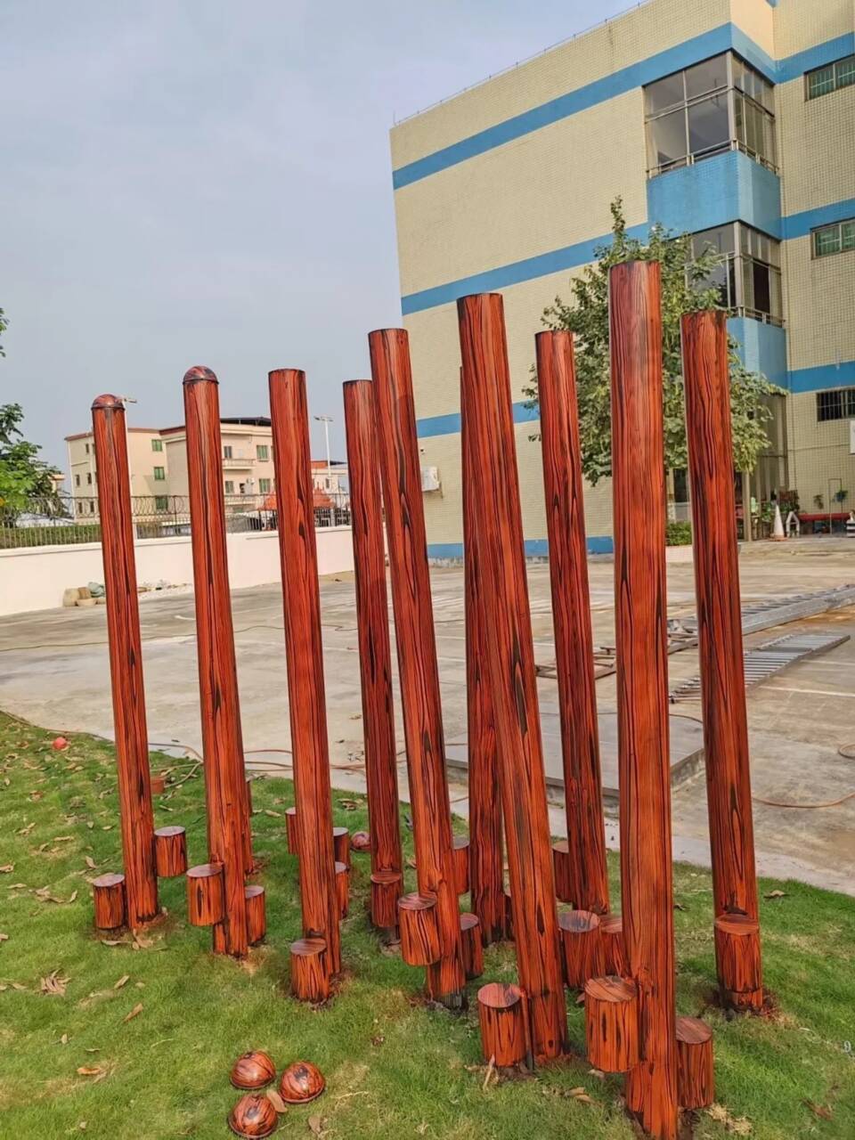 园林建筑木纹漆，内外墙木纹漆，艺术涂料源头批发