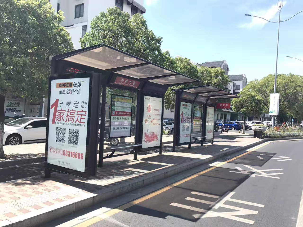 候车亭灯箱实力老厂支持加工定制