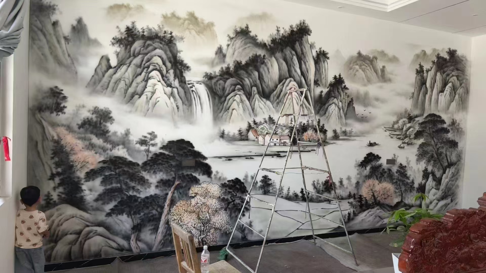 外墙彩绘手绘壁画公司团队