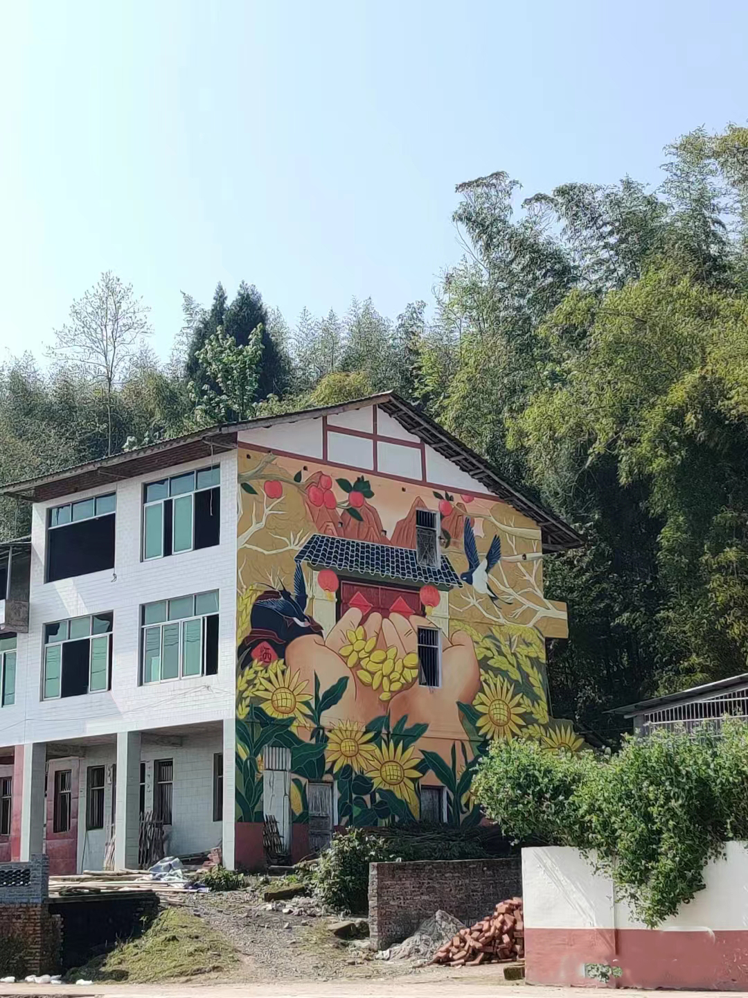 外墙彩绘手绘墙绘画涂鸦公司