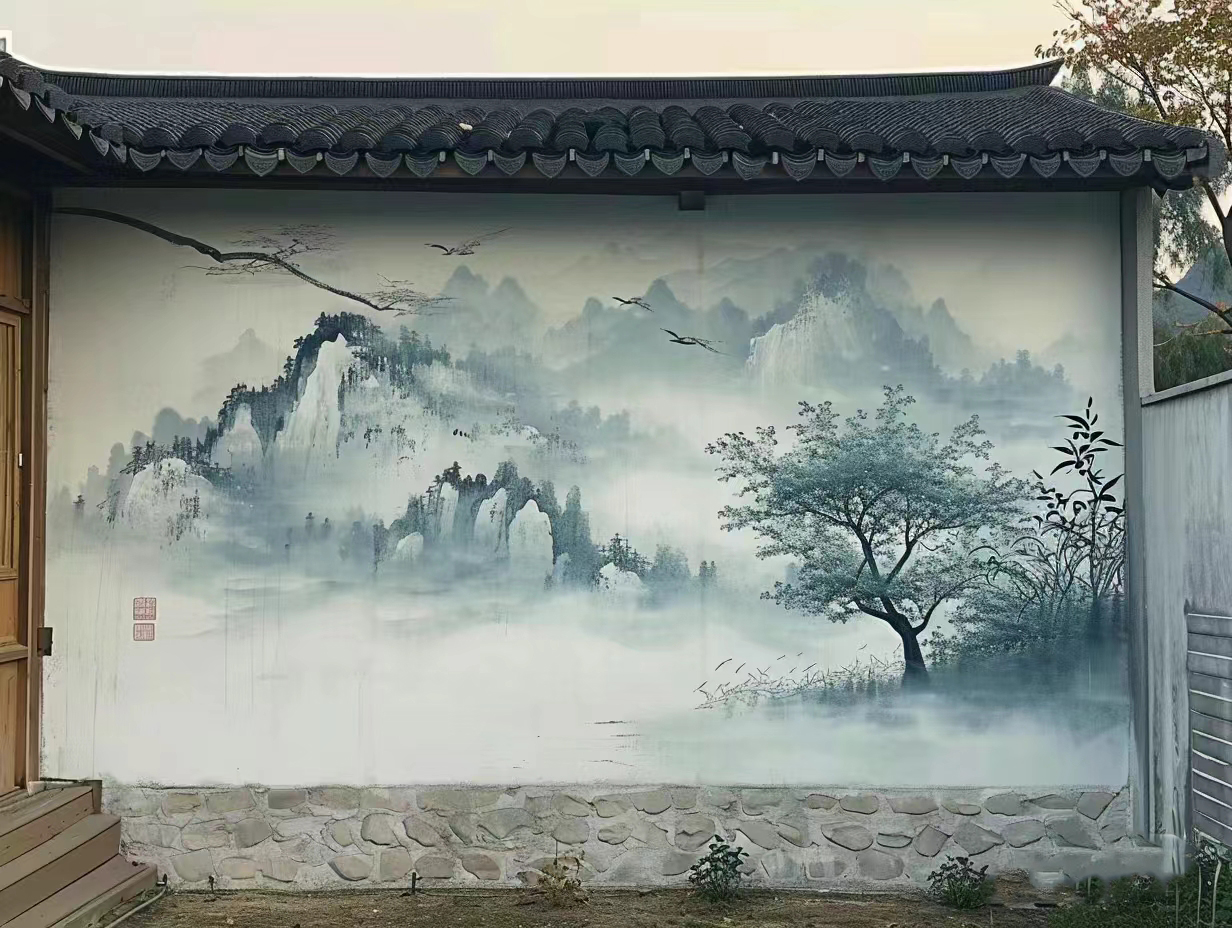 墙面彩绘墙体手绘壁画师工作室同城公司