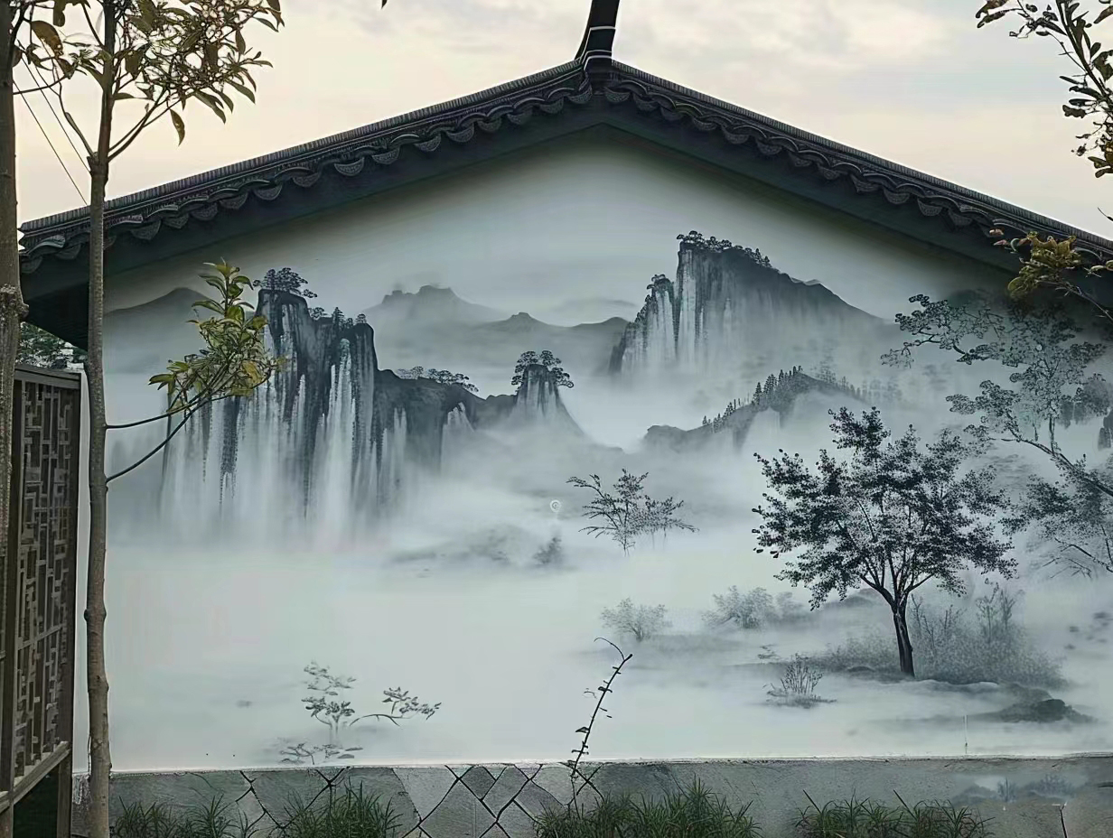 东方市乡村振兴彩绘手绘墙绘公司团队