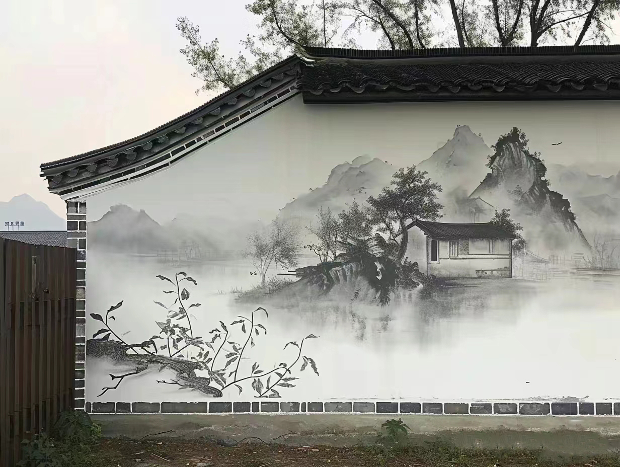 墙面彩绘墙体手绘壁画师工作室