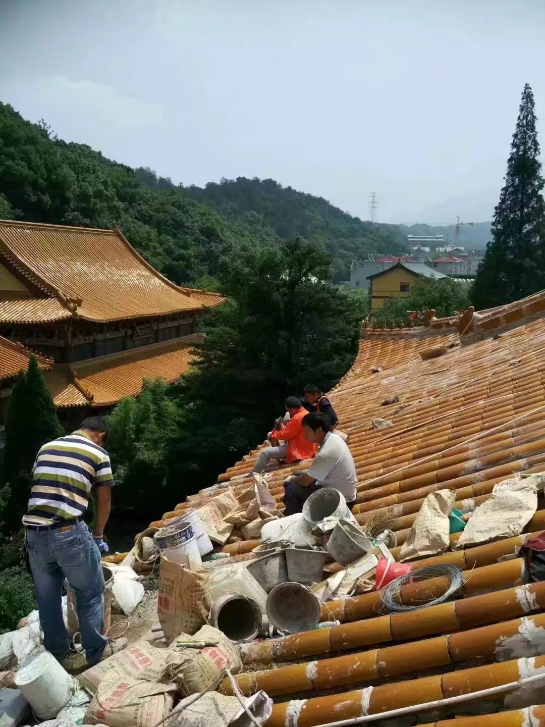 琉璃瓦屋面防水修缮建筑防水修缮组图